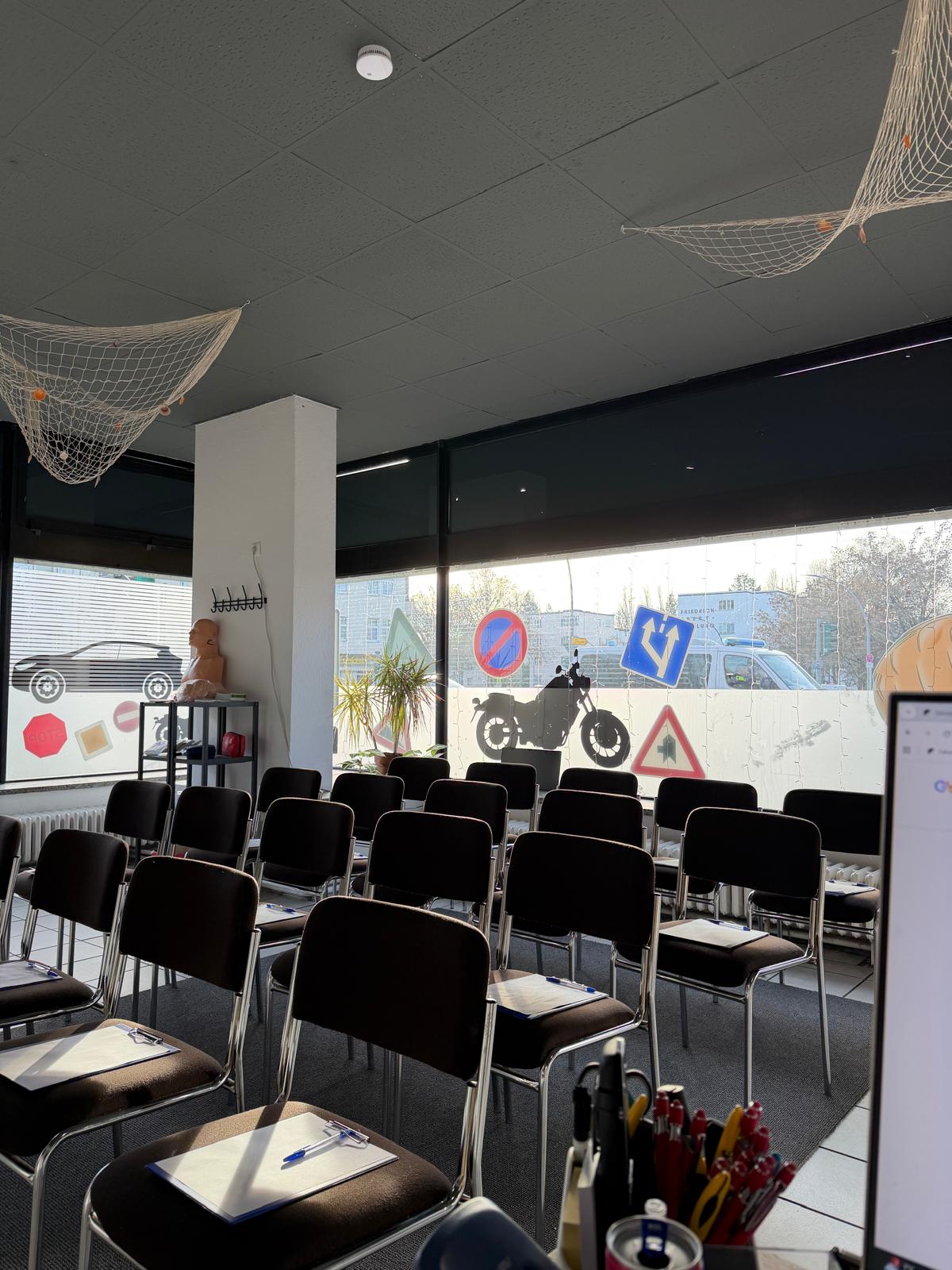 Innenraum Ruffy's Fahrschule